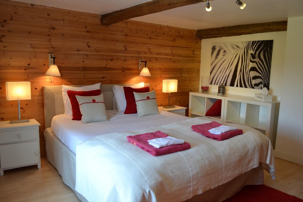 Ferienwohnung Le Relais Du Moustier Grune Zimmer foto