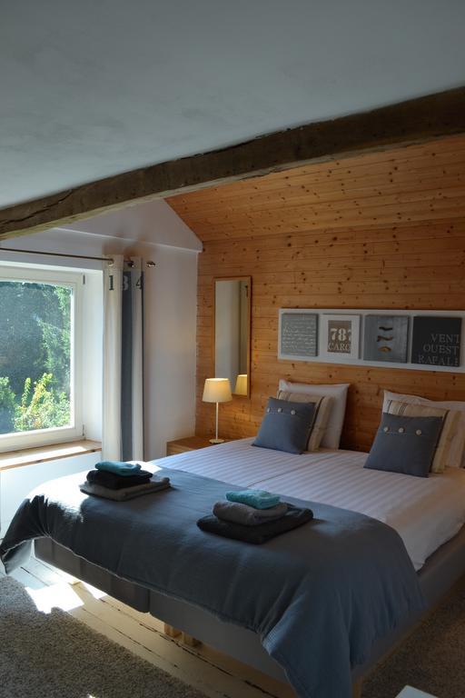 Ferienwohnung Le Relais Du Moustier Grune Zimmer foto